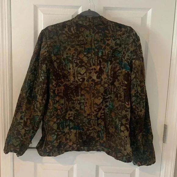 Brocade, reversible blazer - Picture 8 of 9